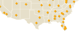 Map showing asbestos exposure for mobile 320px